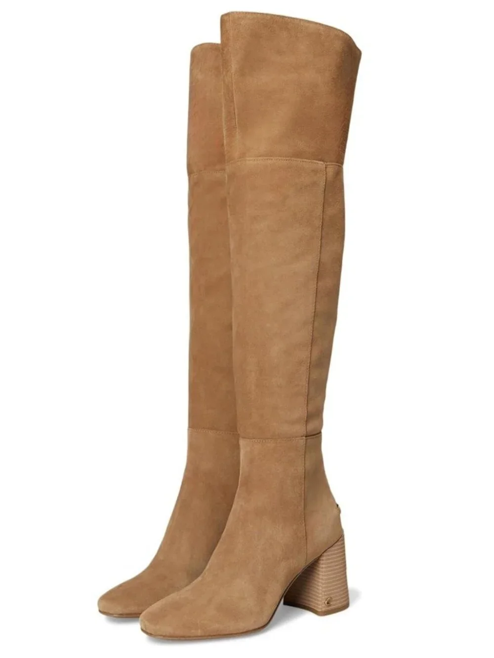Circus Sam Edelman Brigid Leather OTK Boots Beige Size 9.5 M NWT